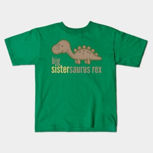 Big Sistersaurus Rex T-Shirt Family Dinosaur Shirts Kids T-Shirt